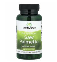 Swanson Full Spectrum Saw Palmetto 540mg 100 капс.