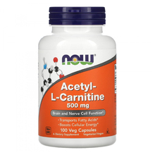 NOW Acetyl L-carnitine 500mg (100 капс.)